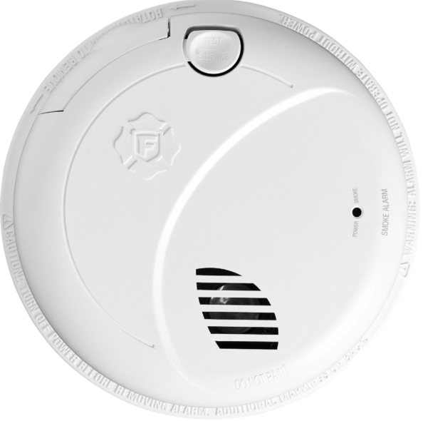 Smoke Alarm with Voice Alert - Detects Smoldering Fires - Photoelectric Sensor