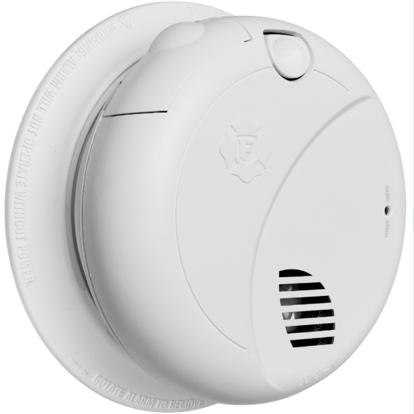 Smoke Alarm with Voice Alert - Detects Smoldering Fires - Photoelectric Sensor