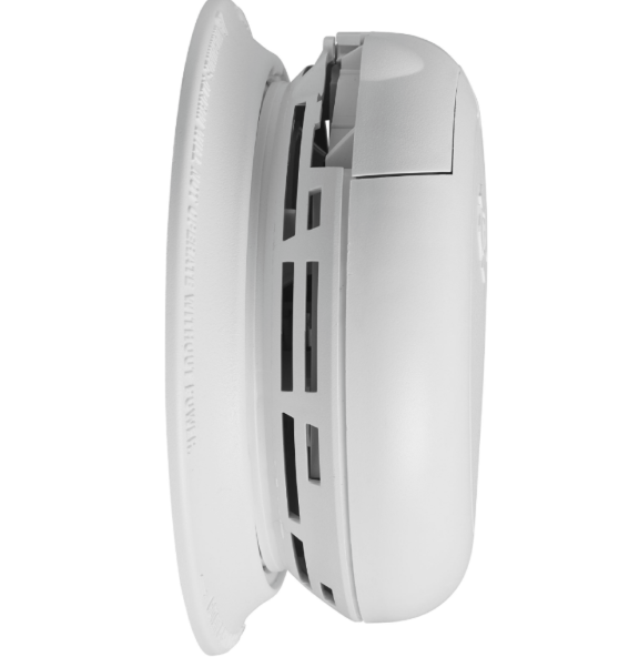 Smoke Alarm with Voice Alert - Detects Smoldering Fires - Photoelectric Sensor