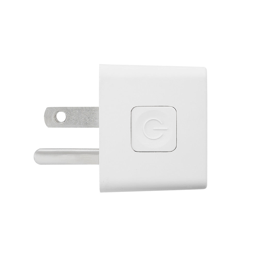 Smart WiFi Outlet Adapter, One Outlet Smart Plug, Works With Google Home / Alexa, App Control, 2.4 GHz WiFi (2 Pack)
