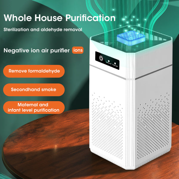 Air Purifier Portable with Negative Ion Technology for Bedroom, Home, Car, Smoke Odor Eliminator