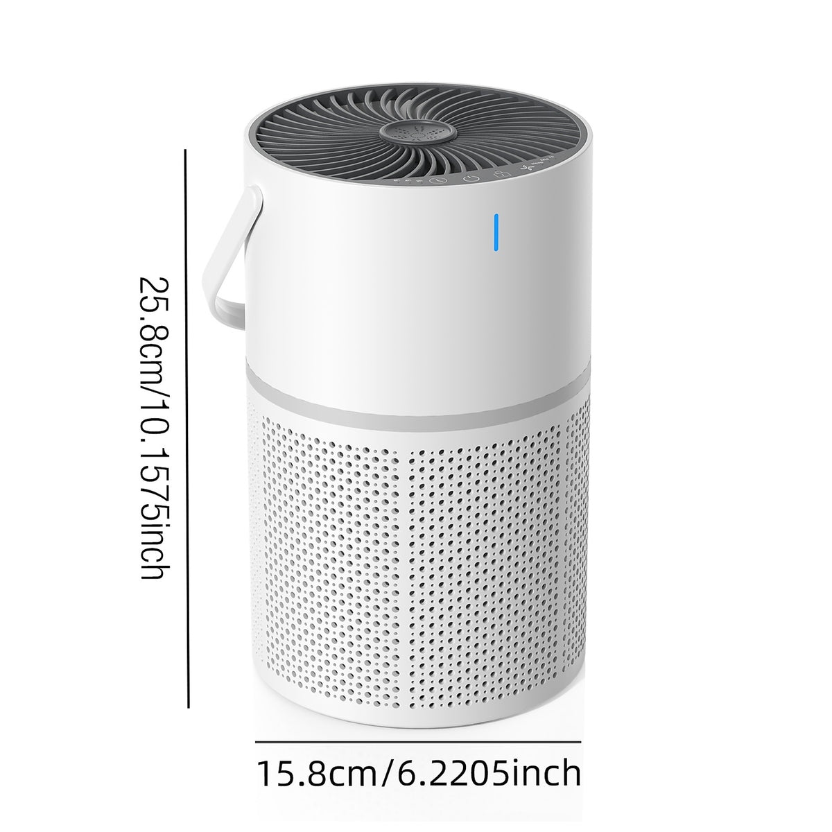 Air Purifier — 360° Airflow, 99.97% Particle Removal, Ultra-Quiet, 4320-Hour Long-Life