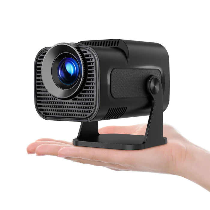 Mini Newly Native 720P 8K Projector 300ANSI Android 14 Wifi6 BT5.4 Cinema Outdoor Portable 180° Rotable Projector